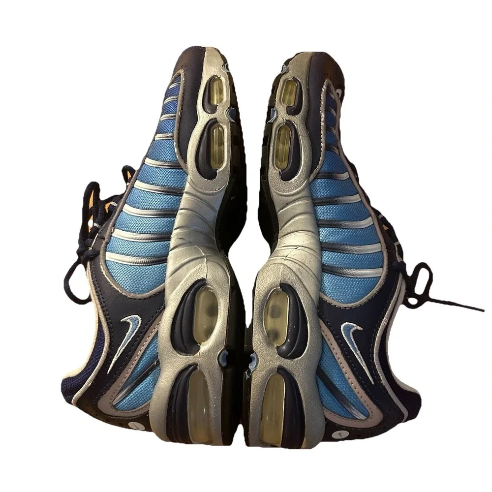 Nike Air Max Tailwind IV AQ2567-401 Men's Blue Navy‎ Silver Running Shoes 8.5